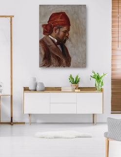 Foto 5 | Foto 5 | Cuadro Decorativo - Retrato De Ambroise Vollard Au Foulard Rouge (1899-1906)- Pierre-auguste Renoir - 46x61 - Fine Art Tj