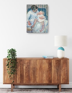Foto 2 | Foto 2 | Cuadro Decorativo - Madre A Punto De Lavar A Su Hijo Somnoliento- Mary Cassatt - Fotografía - 69x92 - Fine Art Tj