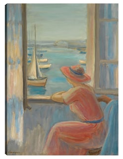 Foto 1 | Foto 1 | Cuadro Decorativo - Devant La Fenêtre, Isla De Yeu (1919)- Henri Lebasque - Fotografía - 69x92 - Impresión En Lienzo-fine Art Tj