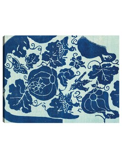Foto 1 | Foto 1 | Cuadro Decorativo - Grabado En Madera Original Vintage Japonés -azul- Taguchi Tomoki - Abstracto - 28x36 - Fine Art Tj