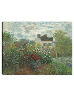Foto 1 | Foto 1 | Cuadro Decorativo - El Jardín Del Artista En Argenteuil (rincón Del Jardín De Las Dalias)- Claude Monet - 28x36 - Fine Art Tj
