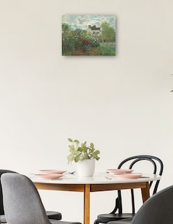 Foto 2 | Foto 2 | Cuadro Decorativo - El Jardín Del Artista En Argenteuil (rincón Del Jardín De Las Dalias)- Claude Monet - 28x36 - Fine Art Tj