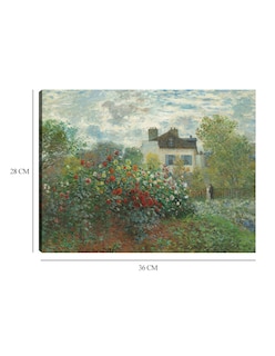 Foto 6 | Foto 6 | Cuadro Decorativo - El Jardín Del Artista En Argenteuil (rincón Del Jardín De Las Dalias)- Claude Monet - 28x36 - Fine Art Tj