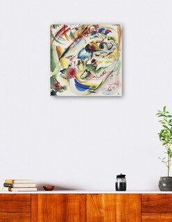 Foto 5 | Foto 5 | Cuadro Decorativo - Borrador De 'improvisación De Ensueño' (1913)- Wassily Kandinsky - Abstracto - 51x51 - Fine Art Tj