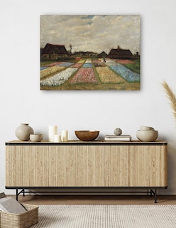 Foto 5 | Foto 5 | Cuadro Decorativo - Parterres De Flores En Holanda (c. 1883)- Vincent Van Gogh - Religión - 46x61 - Fine Art Tj