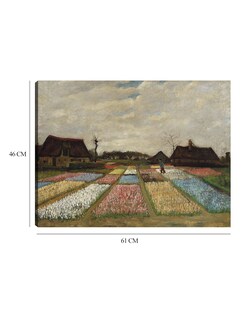 Foto 6 | Foto 6 | Cuadro Decorativo - Parterres De Flores En Holanda (c. 1883)- Vincent Van Gogh - Religión - 46x61 - Fine Art Tj