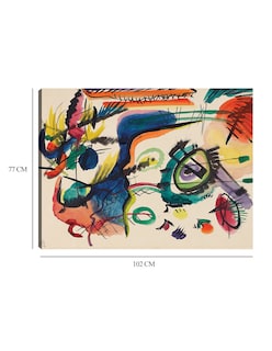 Foto 6 | Foto 6 | Cuadro Decorativo - Borrador De &,#39,composición Vii&,#39, Yo (1913)- Wassily Kandinsky - 77x102 - Fine Art Tj