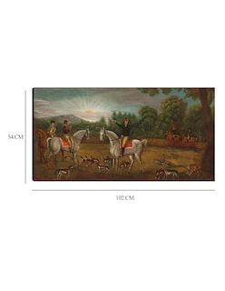 Foto 6 | Foto 6 | Cuadro Decorativo - El Inicio De La Caza, C. 1800- American 19th Century - Fotografía - 54x102 - Impresión En Lienzo-fine Art Tj