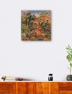 Foto 5 | Foto 5 | Cuadro Decorativo - Paisaje Con Mujer Y Perro (femme Et Chien Dans Un Paysage) (1917)- Pierre-auguste Renoir - 51x51-fine Art Tj