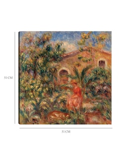 Foto 6 | Foto 6 | Cuadro Decorativo - Paisaje Con Mujer Y Perro (femme Et Chien Dans Un Paysage) (1917)- Pierre-auguste Renoir - 51x51-fine Art Tj