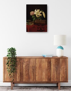 Foto 2 | Foto 2 | Cuadro Decorativo - Naturaleza Muerta Sobre La Mesa De Trabajo De Una Dama (1868)- Ferdinand Von Wright - 69x92 - Fine Art Tj
