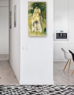 Foto 4 | Foto 4 | Cuadro Decorativo - Mujer De Pie Junto A Un Árbol- Pierre-auguste Renoir - Fotografía - 34x64 - Impresión En Lienzo -fine Art Tj