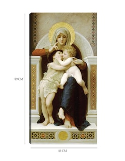 Foto 6 | Foto 6 | Cuadro Decorativo - Virgen Con El Niño Y Juan Bautista (1875)- William Bouguereau - Religión - 46x89 - Fine Art Tj