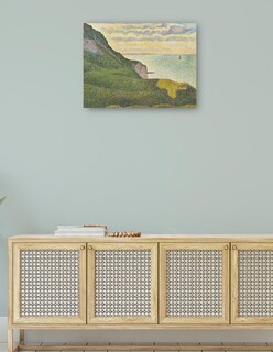 Foto 4 | Foto 4 | Cuadro Decorativo - Paisaje Marino En Port-en-bessin, Normandía (1888)- Georges Seurat - Costa - 46x61 - Fine Art Tj
