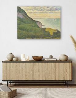 Foto 5 | Foto 5 | Cuadro Decorativo - Paisaje Marino En Port-en-bessin, Normandía (1888)- Georges Seurat - Costa - 46x61 - Fine Art Tj