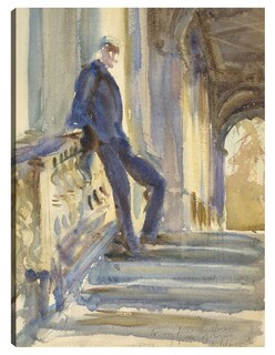 Foto 1 | Foto 1 | Cuadro Decorativo - Sir Neville Wilkinson En Las Escaleras Del Puente Palladiano - John Singer Sargent - 28x36 - Fine Art Tj