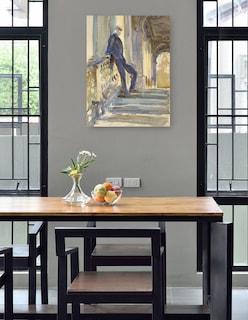 Foto 4 | Foto 4 | Cuadro Decorativo - Sir Neville Wilkinson En Las Escaleras Del Puente Palladiano - John Singer Sargent - 28x36 - Fine Art Tj