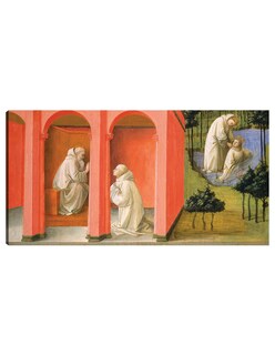 Foto 1 | Foto 1 | Cuadro Decorativo - San Benito Ordena A San Mauro Rescatar A San Plácido- Fra Filippo Lippi - Religión - 46x89 - Fine Art Tj