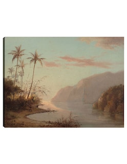 Foto 1 | Foto 1 | Cuadro Decorativo - Un Arroyo En St. Thomas (islas Vírgenes) 1856- Camille Pissarro - 46x61 - Impresión En Lienzo - Fine Art Tj