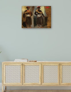 Foto 4 | Foto 4 | Cuadro Decorativo - Dos Estudios De Un Indio De Pie De Calcuta C. 1823/1824- Eugène Delacroix - Fotografía - 69x92 - Fine Art Tj