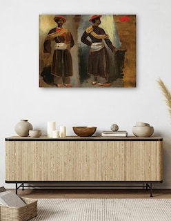 Foto 5 | Foto 5 | Cuadro Decorativo - Dos Estudios De Un Indio De Pie De Calcuta C. 1823/1824- Eugène Delacroix - Fotografía - 69x92 - Fine Art Tj