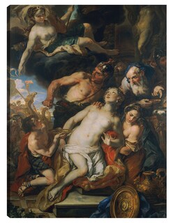 Foto 1 | Foto 1 | Cuadro Decorativo - El Sacrificio De Ifigenia (1690-1691)- Johann Michael Rottmayr - Religión - 69x92 - Fine Art Tj