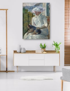 Foto 5 | Foto 5 | Cuadro Decorativo - Niña Junto A Una Ventana (c. 1883-1884)- Mary Cassatt - Fotografía - 46x61 - Impresión En Lienzo-fine Art Tj
