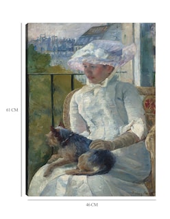 Foto 6 | Foto 6 | Cuadro Decorativo - Niña Junto A Una Ventana (c. 1883-1884)- Mary Cassatt - Fotografía - 46x61 - Impresión En Lienzo-fine Art Tj