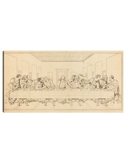 Foto 1 | Foto 1 | Cuadro Decorativo - La Última Cena, Probablemente Del Siglo Xix.- Leonardo Da Vinci - Religión - 64x122 - Fine Art Tj