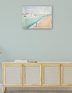 Foto 4 | Foto 4 | Cuadro Decorativo - El Canal De Gravelines, Petit Fort Philippe (1890)- Georges Seurat - Costa - 69x92 - Fine Art Tj