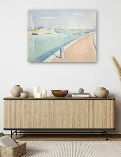 Foto 5 | Foto 5 | Cuadro Decorativo - El Canal De Gravelines, Petit Fort Philippe (1890)- Georges Seurat - Costa - 69x92 - Fine Art Tj