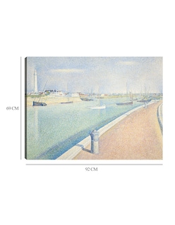 Foto 6 | Foto 6 | Cuadro Decorativo - El Canal De Gravelines, Petit Fort Philippe (1890)- Georges Seurat - Costa - 69x92 - Fine Art Tj
