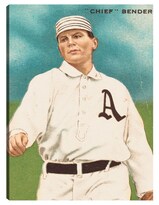 Cuadro Decorativo - Chief Bender, Philadelphia Athletics, Retrato De Tarjeta De Fútbol- Library Of Congress - 46x61 -fine Art Tj