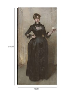 Foto 6 | Foto 6 | Cuadro Decorativo - La Dama De La Rosa (charlotte Louise Burckhardt) (1882)- John Singer Sargent - 72x138 - Fine Art Tj
