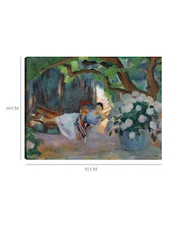 Foto 6 | Foto 6 | Cuadro Decorativo - Le Pradet, Mujer Joven En Una Hamaca (nono)- Henri Lebasque - Fotografía - 69x92 - Fine Art Tj