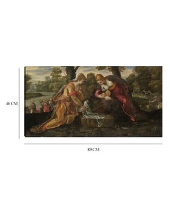 Foto 6 | Foto 6 | Cuadro Decorativo - El Hallazgo De Moisés (década De 1560)- Jacopo Tintoretto - Religión - 46x89-impresión En Lienzo-fine Art Tj