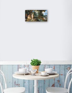 Foto 2 | Foto 2 | Cuadro Decorativo - El Jardín Del Edén Con La Caída Del Hombre (c. 1615)- Peter Paul Rubens - Religión - 54x102 - Fine Art Tj