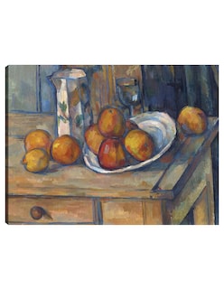 Foto 1 | Foto 1 | Cuadro Decorativo - Naturaleza Muerta Con Jarra De Leche Y Fruta (c. 1900)- Paul Cézanne - Religión - 46x61 - Fine Art Tj