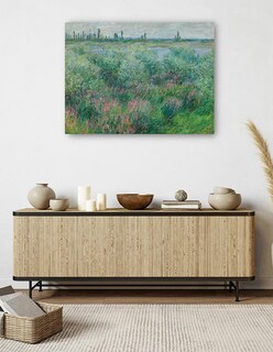 Foto 5 | Foto 5 | Cuadro Decorativo - Orillas Del Sena Cerca De Vétheuil (1881)- Claude Monet - Paisaje - 46x61 - Impresión En Lienzo -fine Art Tj