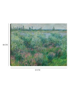 Foto 6 | Foto 6 | Cuadro Decorativo - Orillas Del Sena Cerca De Vétheuil (1881)- Claude Monet - Paisaje - 46x61 - Impresión En Lienzo -fine Art Tj