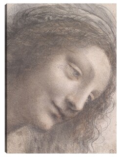 Foto 1 | Foto 1 | Cuadro Decorativo - La Cabeza De La Virgen En Vista De Tres Cuartos Hacia La Derecha - Leonardo Da Vinci - 69x92 - Fine Art Tj