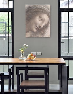 Foto 4 | Foto 4 | Cuadro Decorativo - La Cabeza De La Virgen En Vista De Tres Cuartos Hacia La Derecha - Leonardo Da Vinci - 69x92 - Fine Art Tj