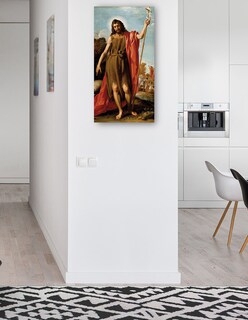 Foto 4 | Foto 4 | Cuadro Decorativo - San Juan Bautista En El Desierto (1635)- Jose Leonardo - Religión - 46x89 - Impresión En Lienzo -fine Art Tj
