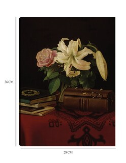 Foto 6 | Foto 6 | Cuadro Decorativo - Naturaleza Muerta Sobre La Mesa De Trabajo De Una Dama (1868)- Ferdinand Von Wright - 28x36 - Fine Art Tj