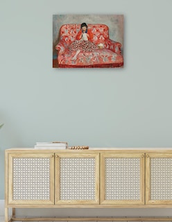 Foto 4 | Foto 4 | Cuadro Decorativo - Jeune Fille Cousant Sur Un Canapé (hacia 1925)- Henri Lebasque - Fotografía - 46x61 - Fine Art Tj