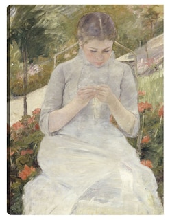 Foto 1 | Foto 1 | Cuadro Decorativo - La Muchacha Del Jardín (entre 1880 Y 1882)- Mary Cassatt - Fotografía - 46x61 - Fine Art Tj