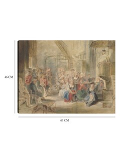 Foto 6 | Foto 6 | Cuadro Decorativo - Un Sermón En La Iglesia De Un Pueblo (ca. 1630)- Peter Paul Rubens - Religión - 46x61 - Fine Art Tj