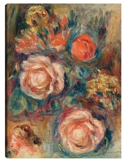 Foto 1 | Foto 1 | Cuadro Decorativo - Ramo De Rosas (bouquet De Roses) (1900)- Pierre-auguste Renoir - Floral - 28x36 - Fine Art Tj