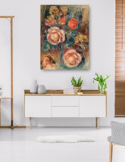 Foto 5 | Foto 5 | Cuadro Decorativo - Ramo De Rosas (bouquet De Roses) (1900)- Pierre-auguste Renoir - Floral - 28x36 - Fine Art Tj