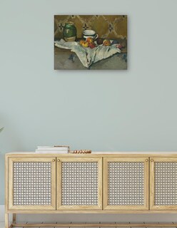 Foto 4 | Foto 4 | Cuadro Decorativo - Naturaleza Muerta Con Jarra, Copa Y Manzanas (ca. 1877)- Paul Cézanne - Religión - 69x92 - Fine Art Tj